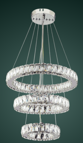 KRİSTAL HALKA 20/30/40 İTHAL LED AVİZE