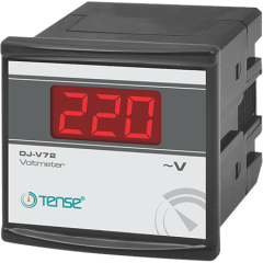 TENSE Dijital Voltmetre 72x72mm (1-500V AC) DJ-V72