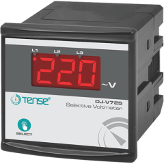 TENSE Dijital Seçmeli Voltmetre 72x72mm (1-500V AC) DJ-V72S