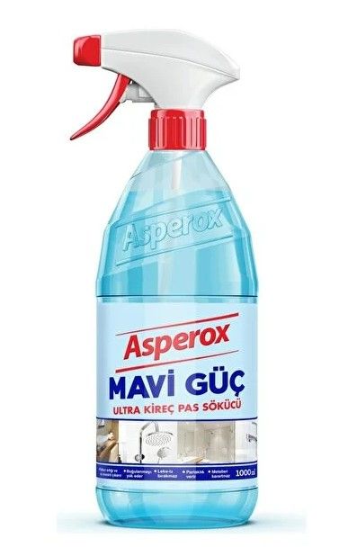 Asperox Mavi Güç 1 Litre – Çok Amaçlı Temizlik ve Hijyen Spreyi