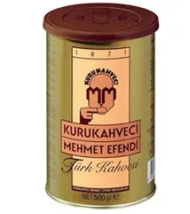 Kurukahveci Mehmet Efendi Türk Kahvesi Teneke Kutu 500 gr