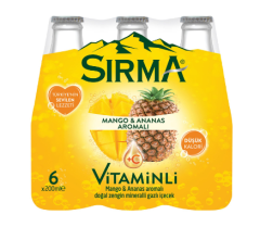 SIRMA Mango Ananas Aromalı Soda 6'lı