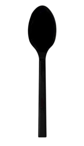 PLASTİK KAŞIK Lüks Siyah 100 Adet