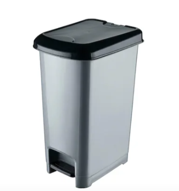 Pedallı Slim Çöp Kovası 20 Litre – Dar Alan Uyumlu, Hijyenik Kullanım