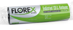 Florex Endüstriel 120 Lt Konteyner Çöp Poşeti 90 X 125 Cm 400 Gr 5 Adet
