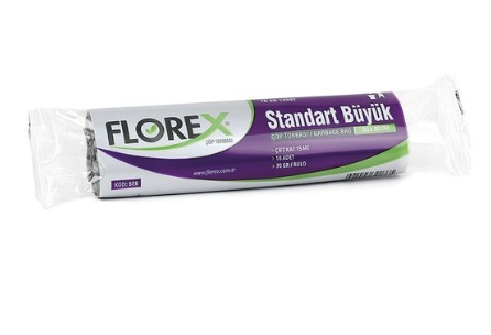 Florex Standart Büyük Boy Çöp Torbası 65x80 | 20’li Paket