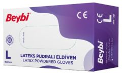 Beybi Lateks Pudralı Eldiven L Beden