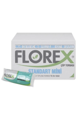 Florex Standart Mi̇ni̇ Çöp Torbası 44x45cm 11mc 40x50 Rulo 2000 Adet 80gr/rulo