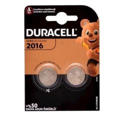 DURACELL 2016 2 Adet Pil
