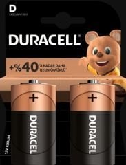 DURACELL D 2adet Pil