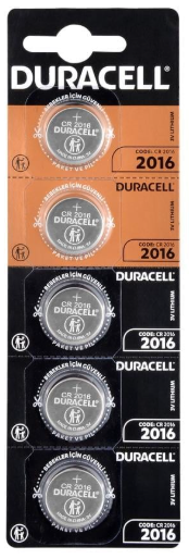 Duracell 2016 Düğme Pil 5'li