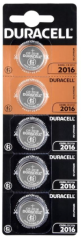 Duracell 2016 Düğme Pil 5'li