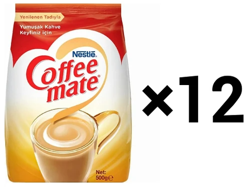 Nestlé Coffee Mate Kahve Beyazlatıcı 500 Gr x 12’li – Ekonomik Paket