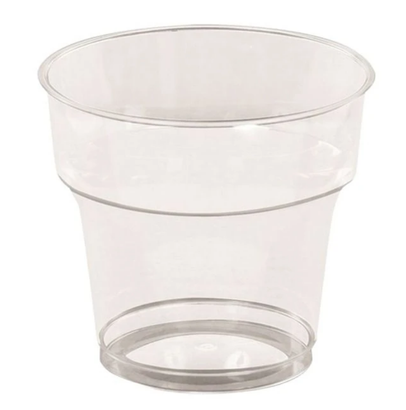 CHS Lüks Kristal Bardak Seti – 25’li Sert Plastik Bardak Takımı