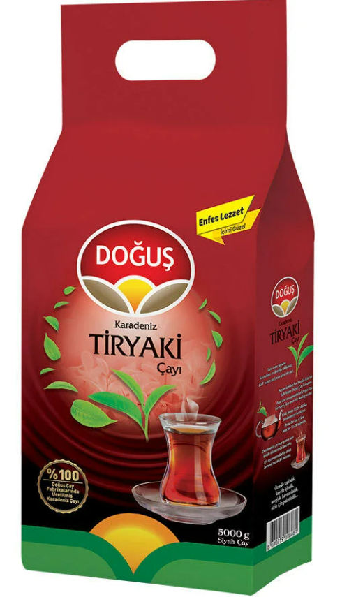 Doğuş Tiryaki Dökme Çay 5000 gr - Karadeniz Siyah Çayı