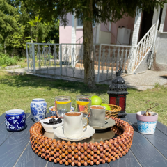 Ahşap Aynalı Tepsi