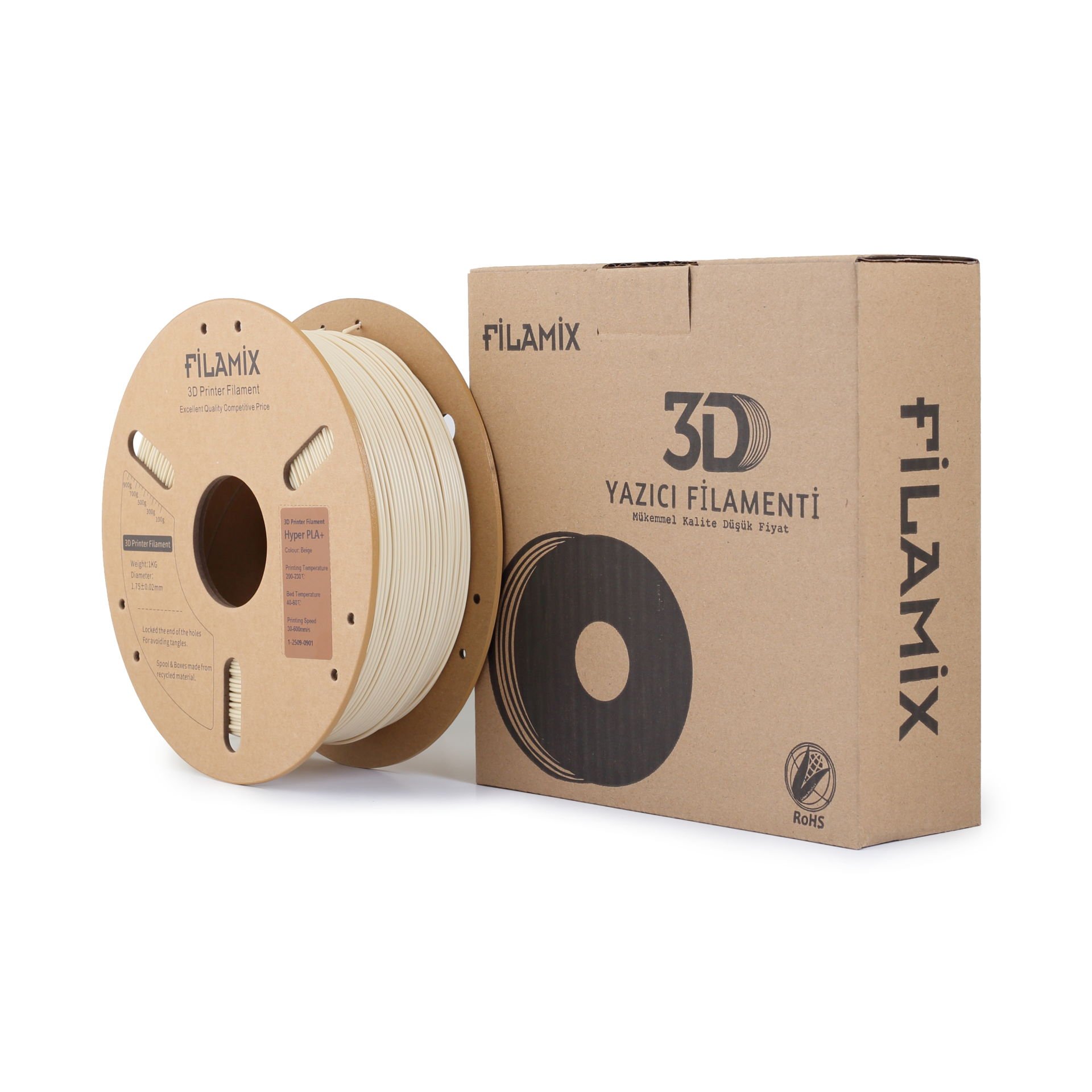 Filamix Hyper Pla + Filament Bej