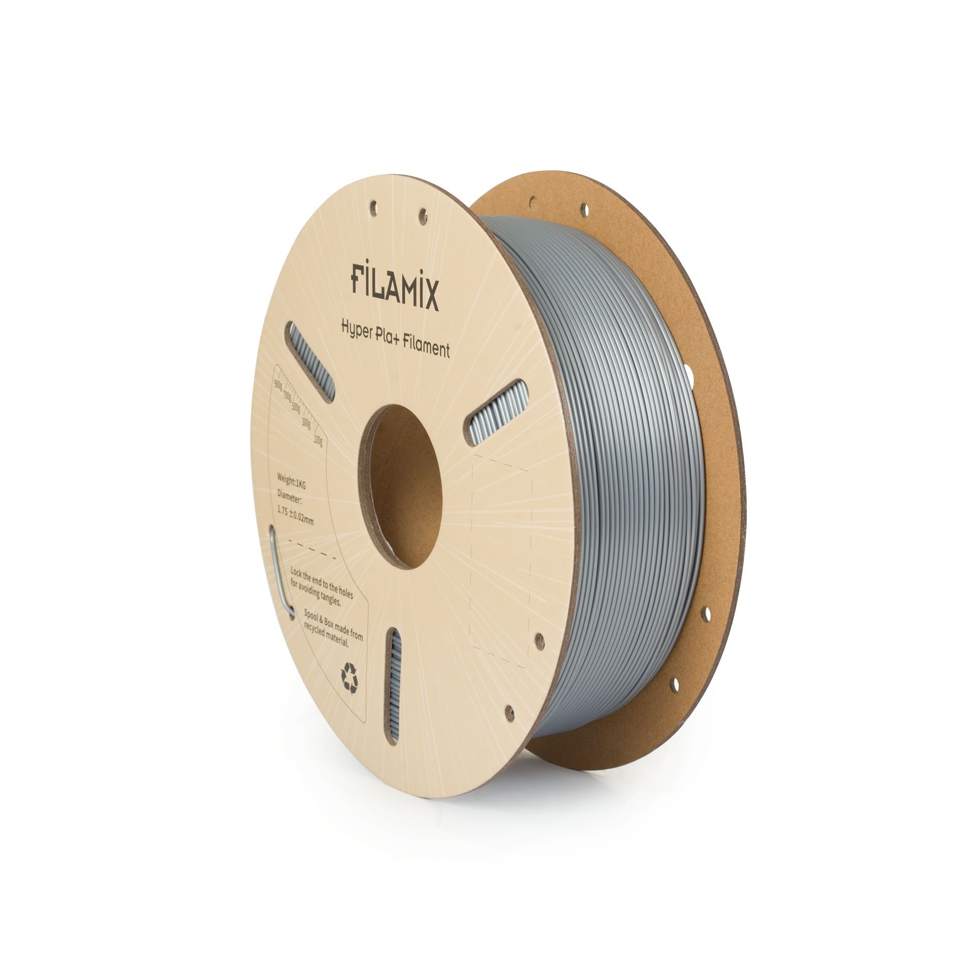 Filamix Hyper Pla + Filament Gümüş