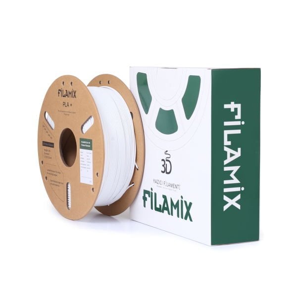 Filamix Filament PLA + 1.75mm 1 KG Plus Beyaz