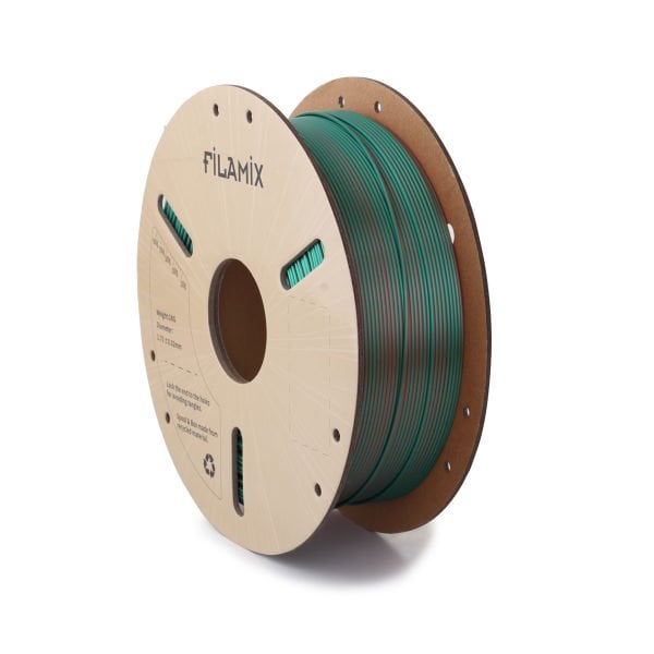 Filamix Silk 3D Filament YEŞİL KIRMIZI