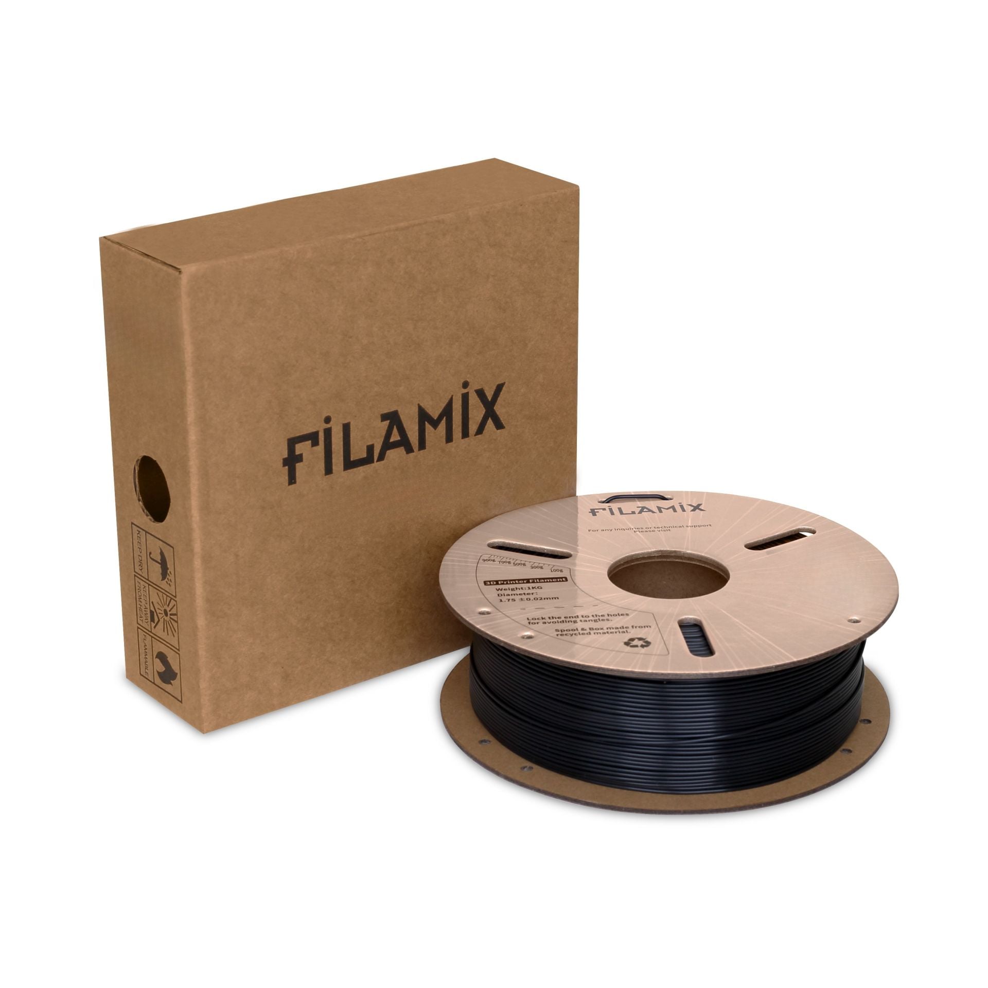 Filamix Rapid PETG 3D Filament Siyah