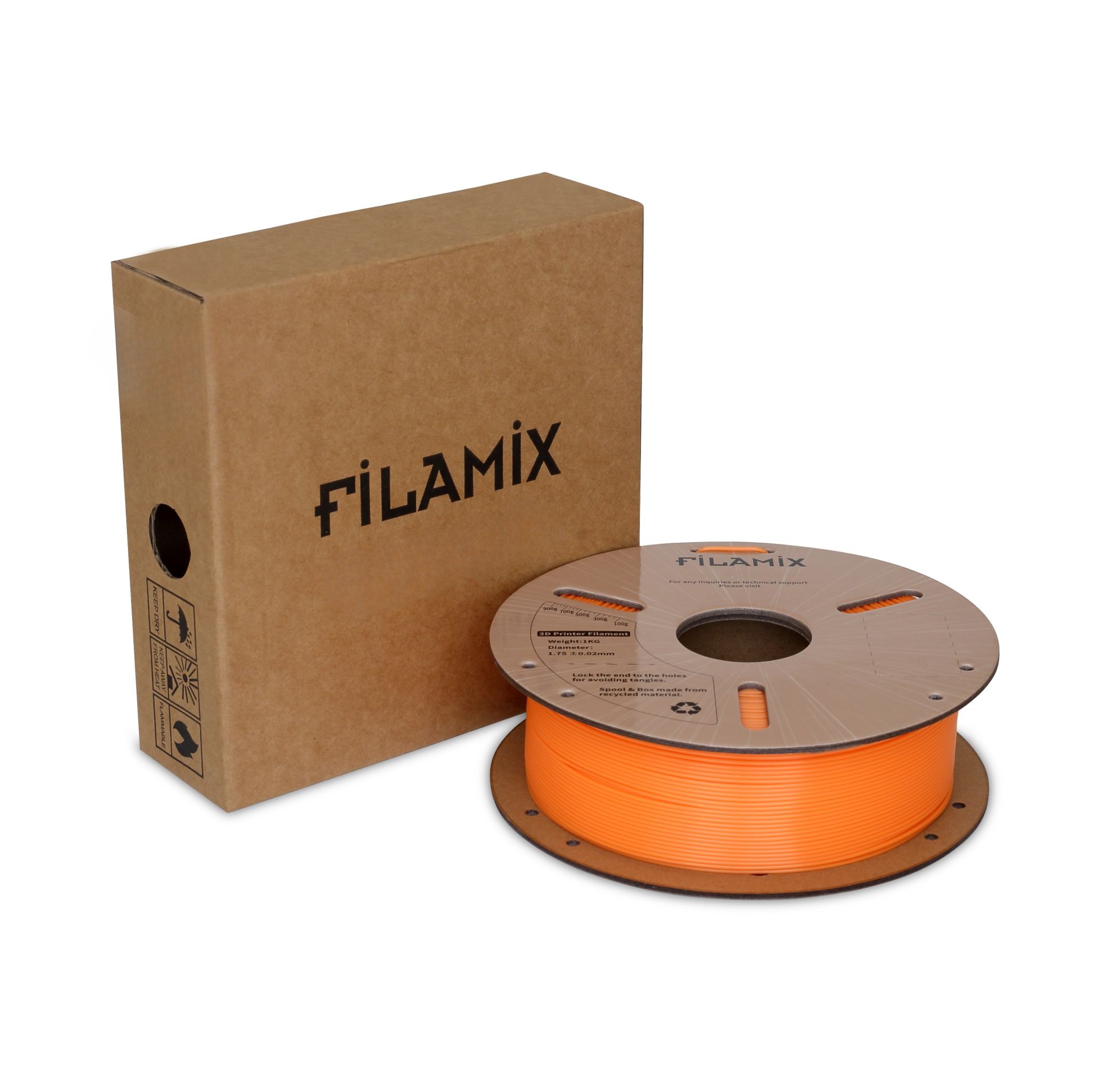 Filamix Rapid PETG 3D Filament Turuncu