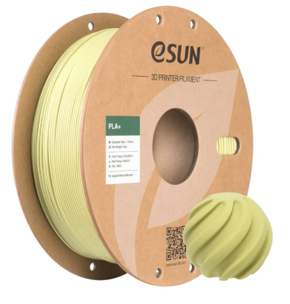 eSUN Pla+ Filament 1.75mm 1 KG Hardal Yeşili