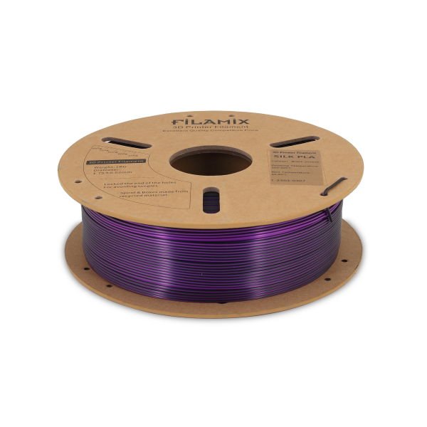 Filamix Silk 3D Filament MOR SİYAH
