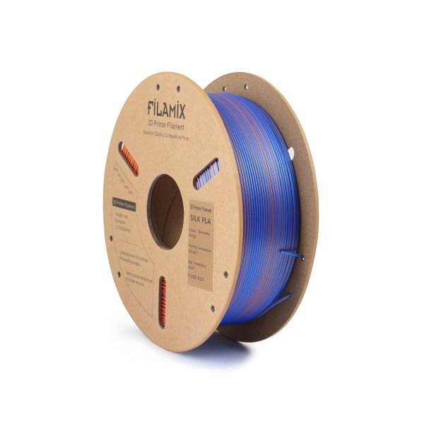 Filamix Silk 3D Filament MAVİ YEŞİL TURUNCU
