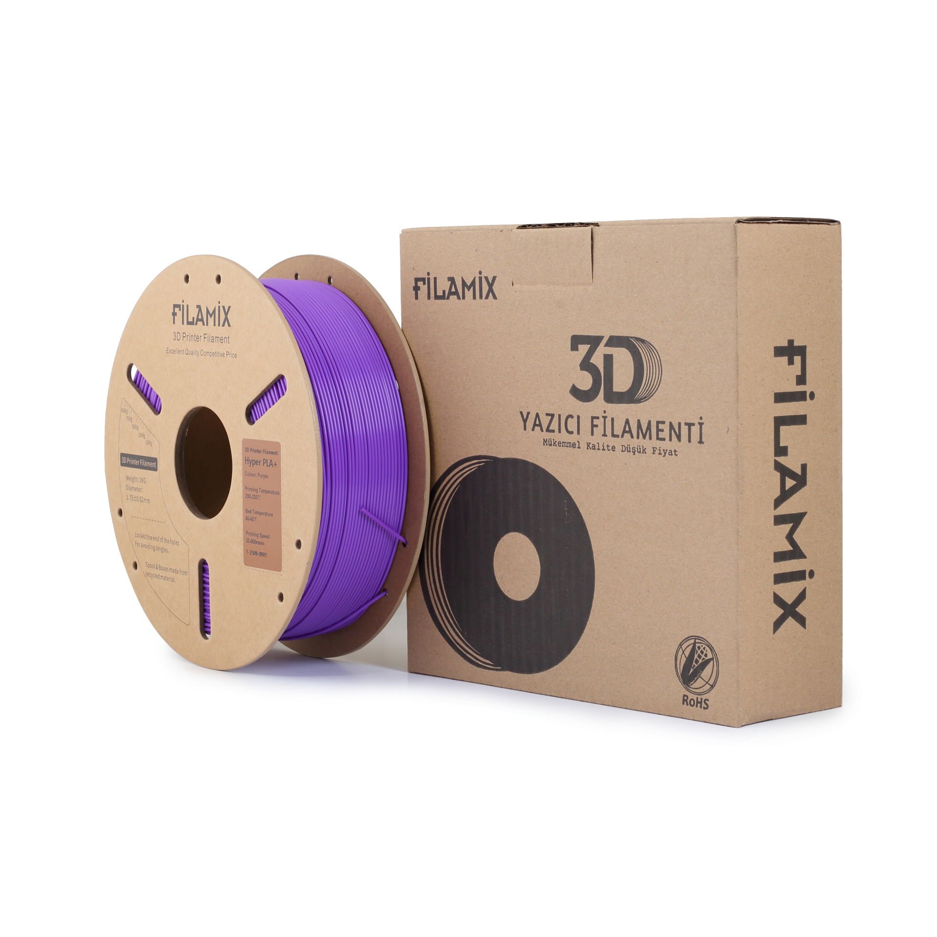 Filamix Hyper Pla + Filament Mor