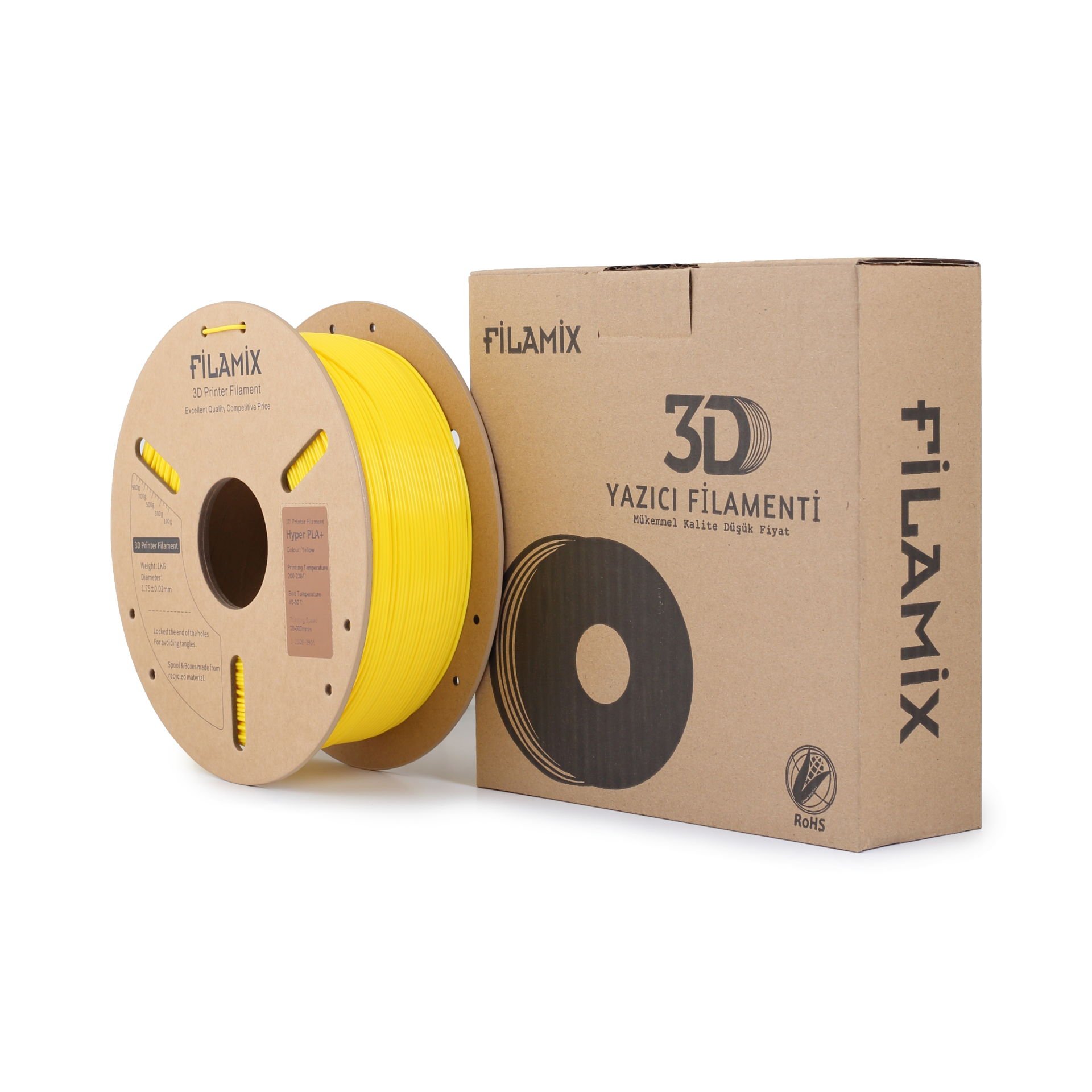 Filamix Hyper Pla + Filament Sarı