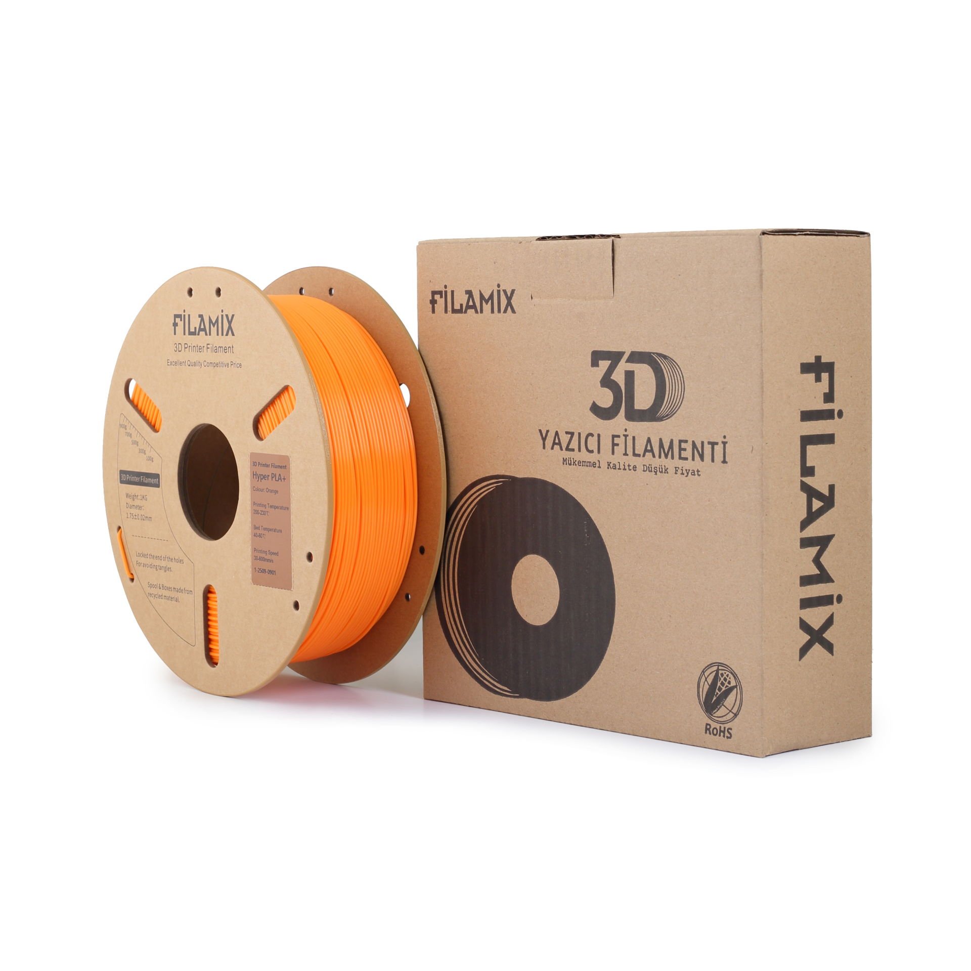 Filamix Hyper Pla + Filament Turuncu