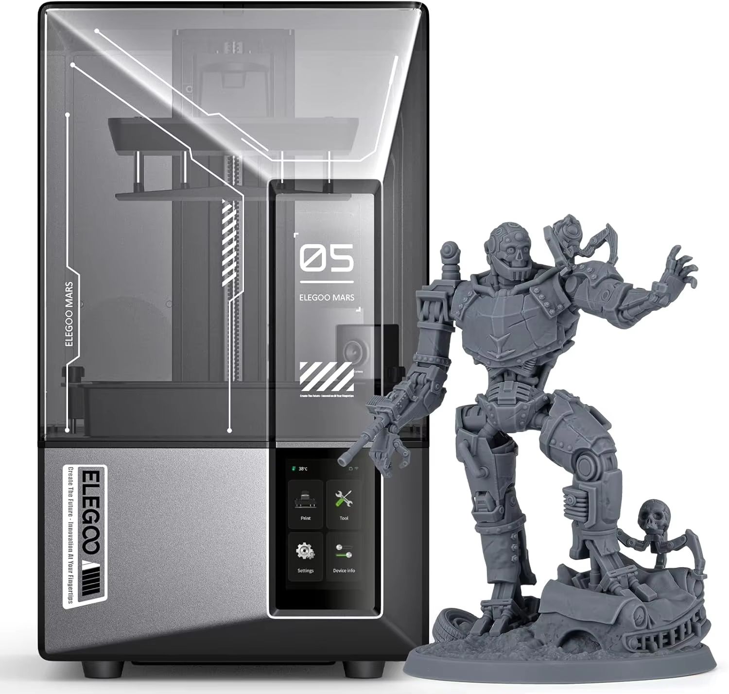 ELEGOO Mars 5 Ultra 9K MSLA reçine 3D yazıcı