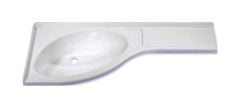FİBER SOL BANYO LAVABOSU