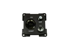 Çok Fonksiyonlu 12V Priz (Siyah)