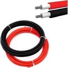 6MM SOLAR KABLO KIRMIZI/SİYAH