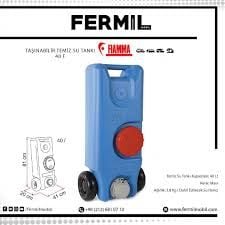 TAŞINABİLİR TEMİZ SU TANKI (40 F)