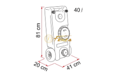 TAŞINABİLİR ATIK SU TANKI (40 W)
