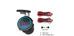 12v Araç & Karavan LED'li USB - Type C Soket | Hızlı Şarj