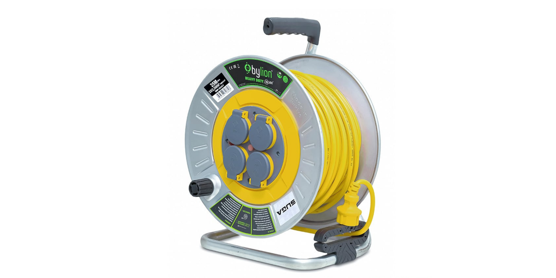 Suga IP44 Kablolu Makara 25 metre 3x2.5