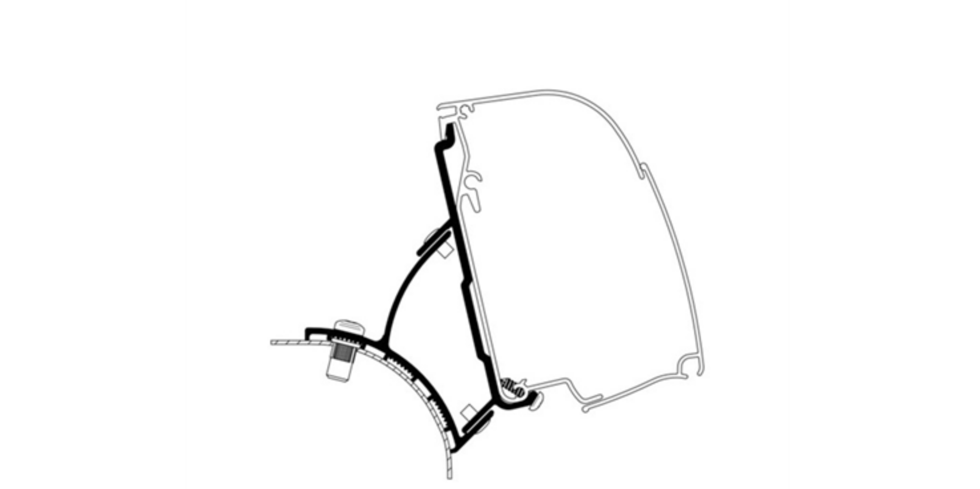Thule 4200 Transporter T5/T6 Tente Braketi