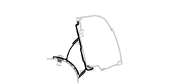 Thule 4200 Transporter T5/T6 Tente Braketi