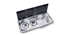Dometic MO 9722R Kombinasyonlu Çift Gözlü Ocak&Eviye