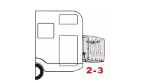 Karavan Bisiklet Taşıyıcısı Koruyucu Branda - Siyah