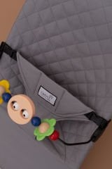 OHYO BABY Premium Cotton Bebekler Için Üç Kademeli Kolay Taşınabilir Sallanan Ana Kucağı-GRİ