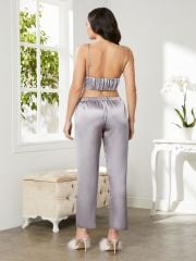 Pierre Cardin Saten 3'lü Kadın Pijama Takımı - 2075