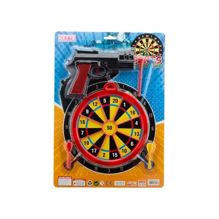 Toptan Oyuncak Dartlı Tabanca Seti