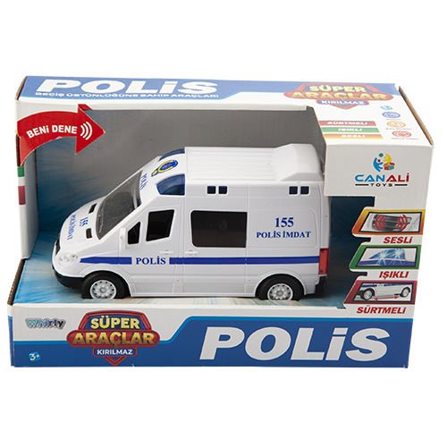 Toptan Işıklı Müzikli Polis Minibüsü