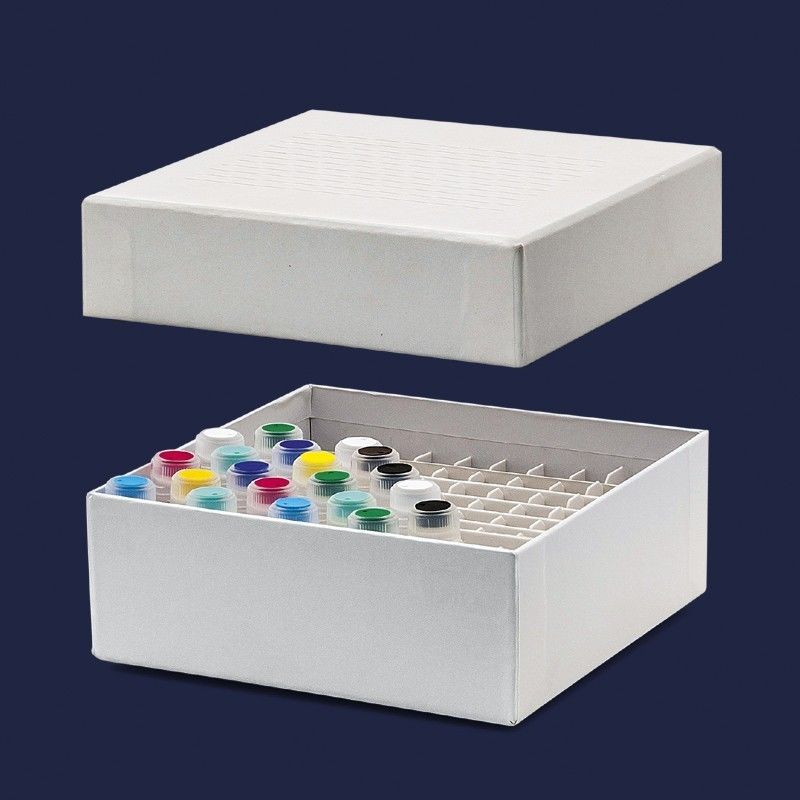 Cryo Tüp Standı - 81 Yuvalı - Karton