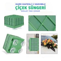 Kare Vakumlu Çiçek Süngeri